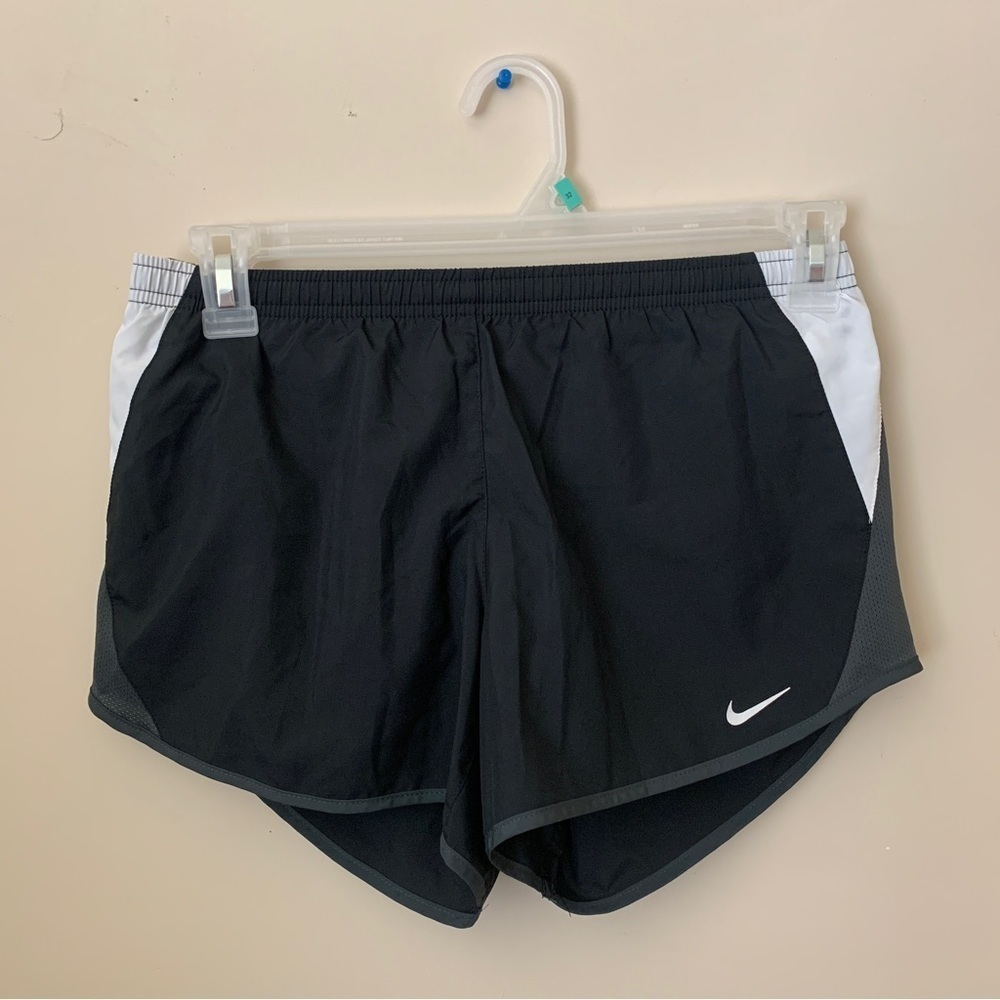 Nike Dri Fit Black Lined Running Shorts Size S